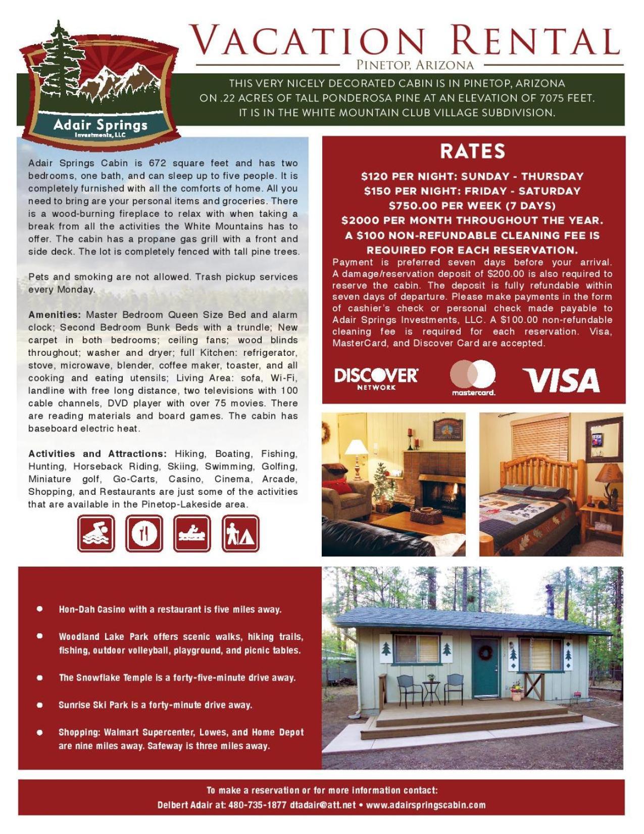 Adair Springs Cabin Pinetop-Lakeside Dış mekan fotoğraf